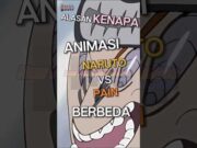 Knpa Animasi Naruto Vs Pain Beda? #naruto#boruto#funny#trending#viralvideo#anime#shorts#fyp#video