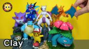 Making Pokemon – Charizard Greninja Pikachu Venusaur Blastoise Mewtwo Gengar | Clay Art