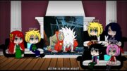 ✨Menma dimension react to Naruto AU🦊 || 1/? || gach react || #reaction #naruto