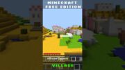 Minecraft free edition Village#minecraft#minecraftmemes#memes#minecraftshorts#trend#shorts