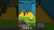 Minecraft free edition#part5#minecraft#minecraftmemes#memes#minecraftshorts#kareogamerz#trend#shorts