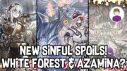 NEW SINFUL SPOILS CARDS! COMBINE WHITE FOREST & AZAMINA? Yu-Gi-Oh!