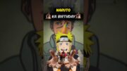 Naruto Ka Birthday||#shorts #naruto #kakashi #animeinhindi