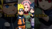 Naruto team 7 ☠️💪🏻 #anime #naruto #shorts