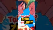 Những lần Zoro combat với Luffy #onepiece #anime #luffy #zoro #shorts