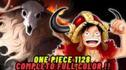 ONE PIECE 1128 COMPLETO FULL COLOR ! LUFFY VS EL DIOS DEL SOL !!