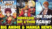 One Piece Surpassed AOT & FMAB! | Bleach TYBW on Top But | Demon Slayer Latest News | Sam Boy