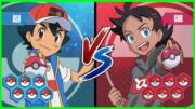 Pokemon Battle Pedia: Ash Vs Goh (Legendary, Mythical Team)