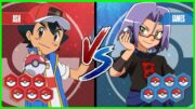 Pokemon Battle Pedia: Ash Vs James (Team Rocket)