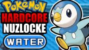 Pokémon Platinum Hardcore Nuzlocke – WATER Types Only! (No items, No overleveling)