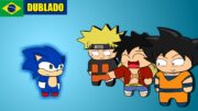 Sonic Desafia Goku, Luffy e Naruto Dublado !! – Animação Verso Fruits #56