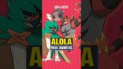 TOP 5 Pokémon de ALOLA (Meus favoritos) #Pokemon #Pokemonvgc #Pokemongo