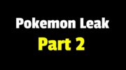 The Gamefreak Pokemon Leak – Part 2 (scrapped designs)