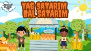 YAĞ SATARIM BAL SATARIM/EĞİTİCİ BEBEK ŞARKISI/MİNİK ELLER TV#bebekşarkıları#çocukşarkısı#çizgifilm