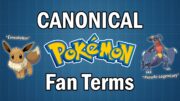 Canonical Pokémon Fan Terms