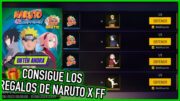 Consigue los Nuevos Regalitos del Evento Naruto x Free Fire Latam 😱🎁 | JORGEPLAYED