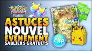 INFOS sur le NOUVEL EVENEMENT ! RÉCOMPENSES, CARTES, SABLIERS GRATUITS sur Pokemon TCG POCKET !