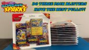 INSANE!! Are SURGING SPARKS 3 Pack Blisters the BEST PRODUCT from this NEW Pokemon set?! + GIVEAWAY!