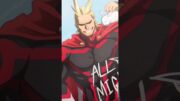 KOSTUM PAHLAWAN ALL MIGHT SELALU BERUBAH #anime #myheroacademia #myheroacademiashorts