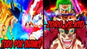 LUFFY vs LOKI ¡La Lucha por el Yonkou SHANKS! | El ÉPICO Regreso de KID | ZORO vs KID en Elbaph