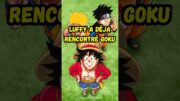 Luffy de one piece a déja rencontré Goku de Dragon ball #onepiece #dragonball #anime #manga #luffy