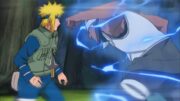 Minato luta contra Raikage e Killer Bee – Minato vs Raikage | Naruto Shippuden