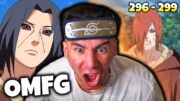 NARUTO VS REANIMATED ITACHI! Naruto Shippuden Reaction: Ep. 296 – 299