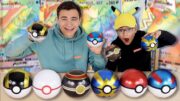 ON OUVRE DES POKEBALLS ULTRA RARES (Battle d'ouverture de Boosters Pokémon !)