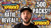 Surging Sparks 500 Booster Pack Ratios REVEALED!!