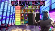 TIER LIST ANIME REBORN!! ATUALIZADA! + TODOS CODES!!