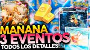 TODOS LOS DETALLES de los 3 EVENTOS DE MAÑANA en POKEMON TCG POCKET! | POKEMON TCG POCKET