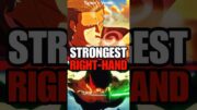 Who Is The Strongest Right-hand Man In One Piece?!? #anime #onepiece #luffy #shorts