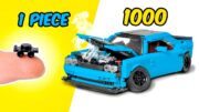 1 vs 1000 Piece LEGO Car Crash Challenge | 2025 Sets!