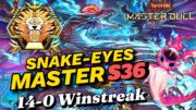 14-0 WINSTREAK! SNAKE-EYES MASTER RANK | SEASON 36 [ Yu-Gi-Oh! Master Duel ]