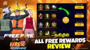 😍 Claim Emotes, Bundles, in Naruto Event 💀 ff Naruto Collaboration Full Details in Tamil