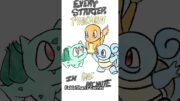 Every Starter Pokémon in ONE Minute #shorts #pokemon