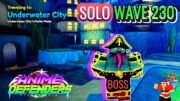 Hung Kuz Solo Infinite (Underwater City) Wave 230 Trong Anime Defenders