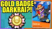 I Played against a GOLDEN BADGE DARKRAI?! | Pokemon Unite