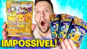 IMPOSSÍVEL! PIKACHU RARO DOURADO DE NOVO! CAPITÃO HUNTER CARTAS POKEMON TCG