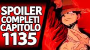 ONE PIECE SPOILER COMPLETI 1135: PERICOLO IMMINENTE