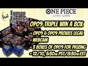 One Piece Card Game: OP09 Triple Win-A-Box! Tournament Stream And Matches!