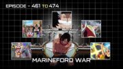 One Piece Recap Episode 461 to 474 | Marineford War