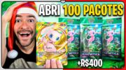 R$ 400 para abrir 100 PACOTES atrás do MEW EX no POKÉMON TCG POCKET Ilha Mítica