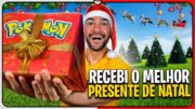 RECEBI O MELHOR PRESENTE CARTA POKÉMON NO NATAL