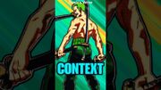 Reacting To Zoro Out Of CONTEXT! #anime #onepiece #luffy #shorts