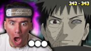 THE MAN UNDER THE MASK.. OBITO'S REVEAL. Naruto Shippuden Reaction: Ep. 342 – 343