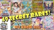 There are 49 Secret Rares in Prismatic Evolutions! Every Secret Rare Revealed! (Pokémon TCG News)