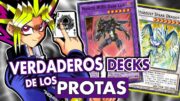 Verdaderos Decks de los Protas en el Manga | YuGiOh Manga