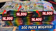 Weighed 200 Japanese Pokemon Terastal Festival Packs: See What I Uncovered!