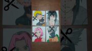 #shorts How to make Endless (Naruto) Card 🔥 #anime#drawing